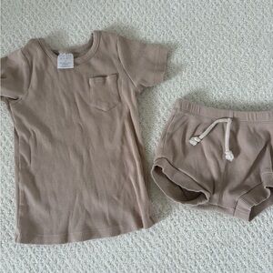 Kids Tan Matching Set